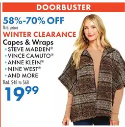 Boscov's Capes & Wraps offer