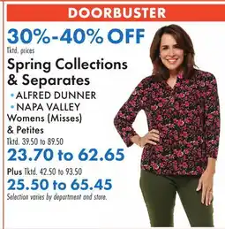 Boscov's Spring Collections & Separates offer