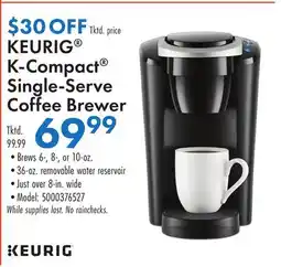 Boscov's KEURIG K-Compact Single-Serve Coffee Brewer offer