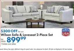 Boscov's Wilson Sofa & Loveseat 2-Piece Set offer