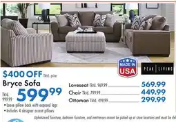 Boscov's Bryce Sofa offer
