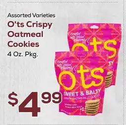 DeCicco & Sons O'ts Crispy Oatmeal Cookies offer