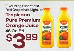 DeCicco & Sons Tropicana Pure Premium Orange Juice offer