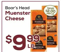 DeCicco & Sons Boar's Head Muenster Cheese offer