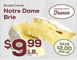 DeCicco & Sons Notre Dame Brie offer