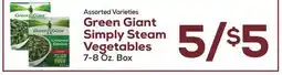 DeCicco & Sons Green Giant Simply Steam Vegetables offer