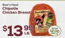 DeCicco & Sons Boar's Head Chipotle Chicken Breast offer