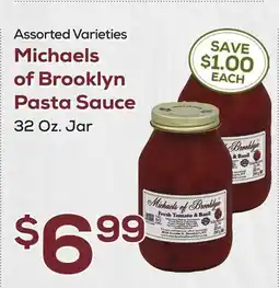 DeCicco & Sons Michaels of Brooklyn Pasta Sauce offer