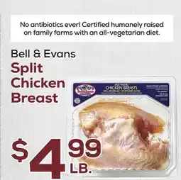 DeCicco & Sons Bell & Evans Split Chicken Breast offer