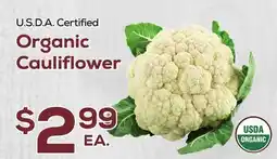 DeCicco & Sons Organic Cauliflower offer