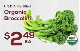 DeCicco & Sons Organic Broccolini offer