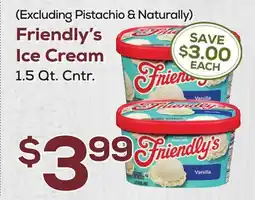 DeCicco & Sons Friendly's Ice Cream offer