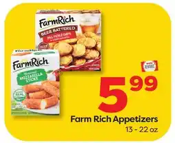 Weis Markets Farm Rich Appetizers offer