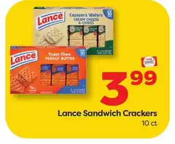 Weis Markets Lance Sandwich Crackers offer