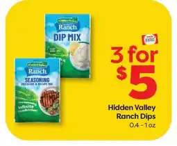 Weis Markets Hidden Valley Ranch Dips offer