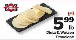 Weis Markets Dietz & Watson Provolone offer
