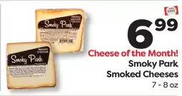 Weis Markets Smoky Park Smoked Cheeses offer