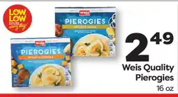 Weis Markets Weis Quality Pierogies offer