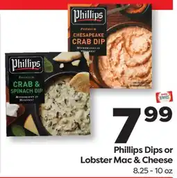Weis Markets Phillips Dips or Lobster Mac & Cheese offer