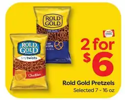 Weis Markets Rold Gold Pretzels offer