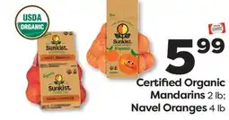 Weis Markets Certified Organic Mandarins 2 lb Navel Oranges 4 lb offer