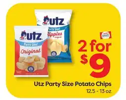 Weis Markets Utz Party Size Potato Chips offer