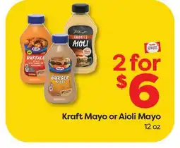 Weis Markets Kraft Mayo or Aioli Mayo offer