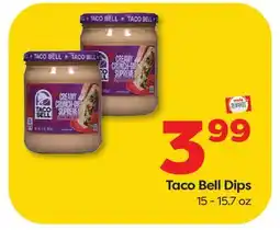 Weis Markets Taco Bell Dips offer