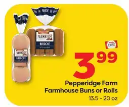 Weis Markets Pepperidge Farm Farmhouse Buns or Rolls offer