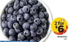 Weis Markets Blueberries offer