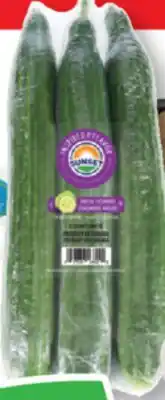Weis Markets Seedless Cucumbers offer