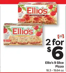 Weis Markets Ellio's 9 Slice Pizza offer