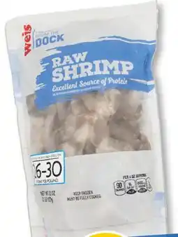 Weis Markets Weis Fresh from the Dock 26/30 ct Easy Peel Raw Shrimp offer