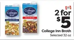 Weis Markets College Inn Broth offer