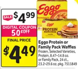 Stop&Shop Eggo Protein or Family Pack Waffles offer