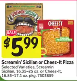 Stop&Shop Screamin' Sicilian or Cheez-It Pizza offer
