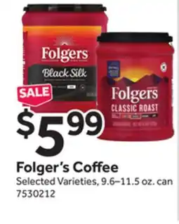 Stop&Shop Folger's Coffee offer