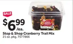 Stop&Shop Stop & Shop Cranberry Trail Mix offer