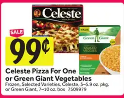 Stop&Shop Celeste Pizza For One or Green Giant Vegetables offer