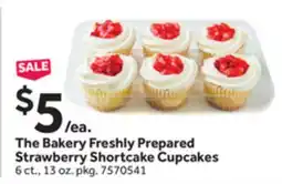 Stop&Shop The Freshly Prepared Strawberry Shortcake Cupcakes offer