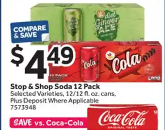 Stop&Shop Stop & Shop Soda offer