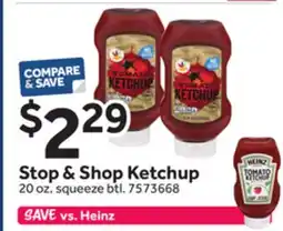 Stop&Shop Stop & Shop Ketchup offer