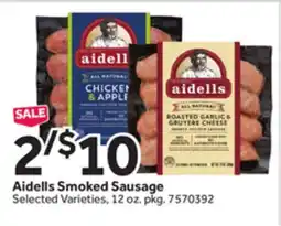 Stop&Shop Aidells Smoked Sausage offer
