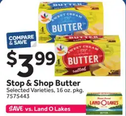 Stop&Shop Stop & Shop Butter offer