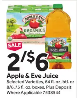 Stop&Shop Apple & Eve Juice offer