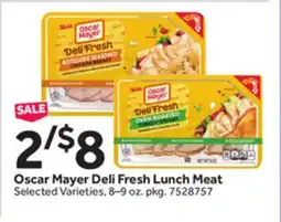 Stop&Shop Oscar Mayer Deli Fresh Lunch Meat offer