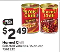 Stop&Shop Hormel Chili offer