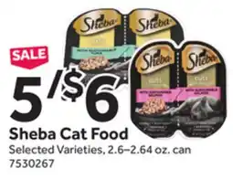 Stop&Shop Sheba Cat Food offer