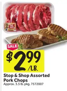 Stop&Shop Stop & Shop Assorted Pork Chops offer