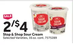 Stop&Shop Stop & Shop Sour Cream offer